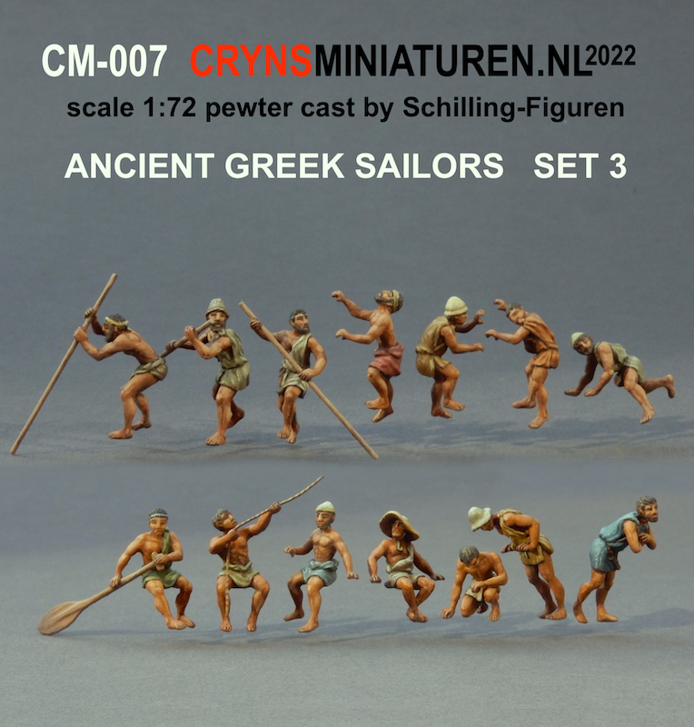 Ancient Greek Sailors Set 3