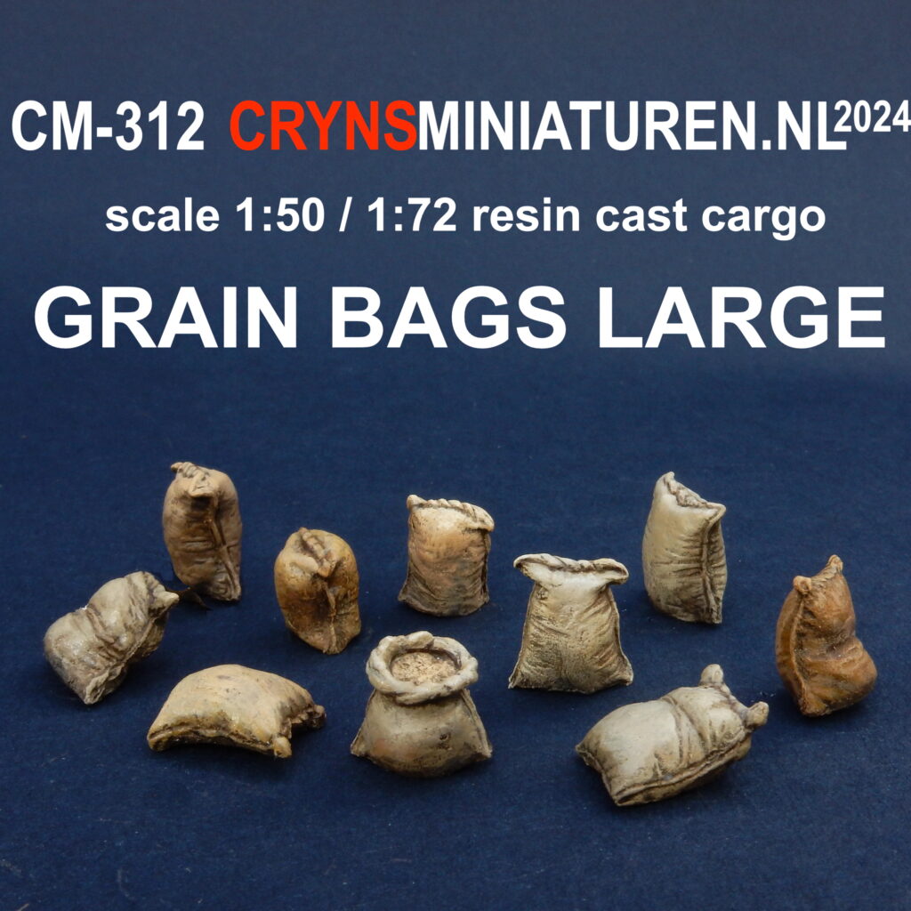 miniature grain bags scale 1:72 1/72