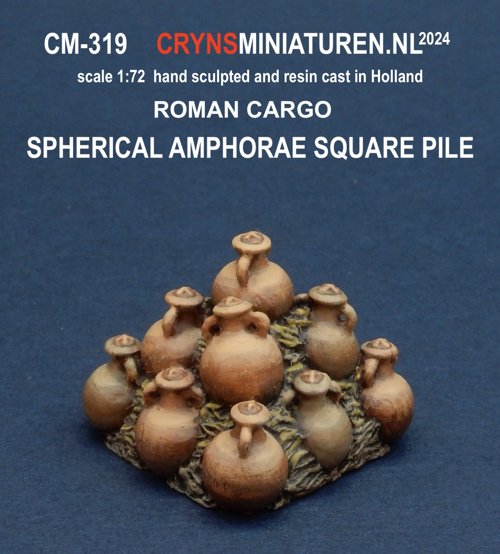Miniature Amphora's piled up scale 1:72