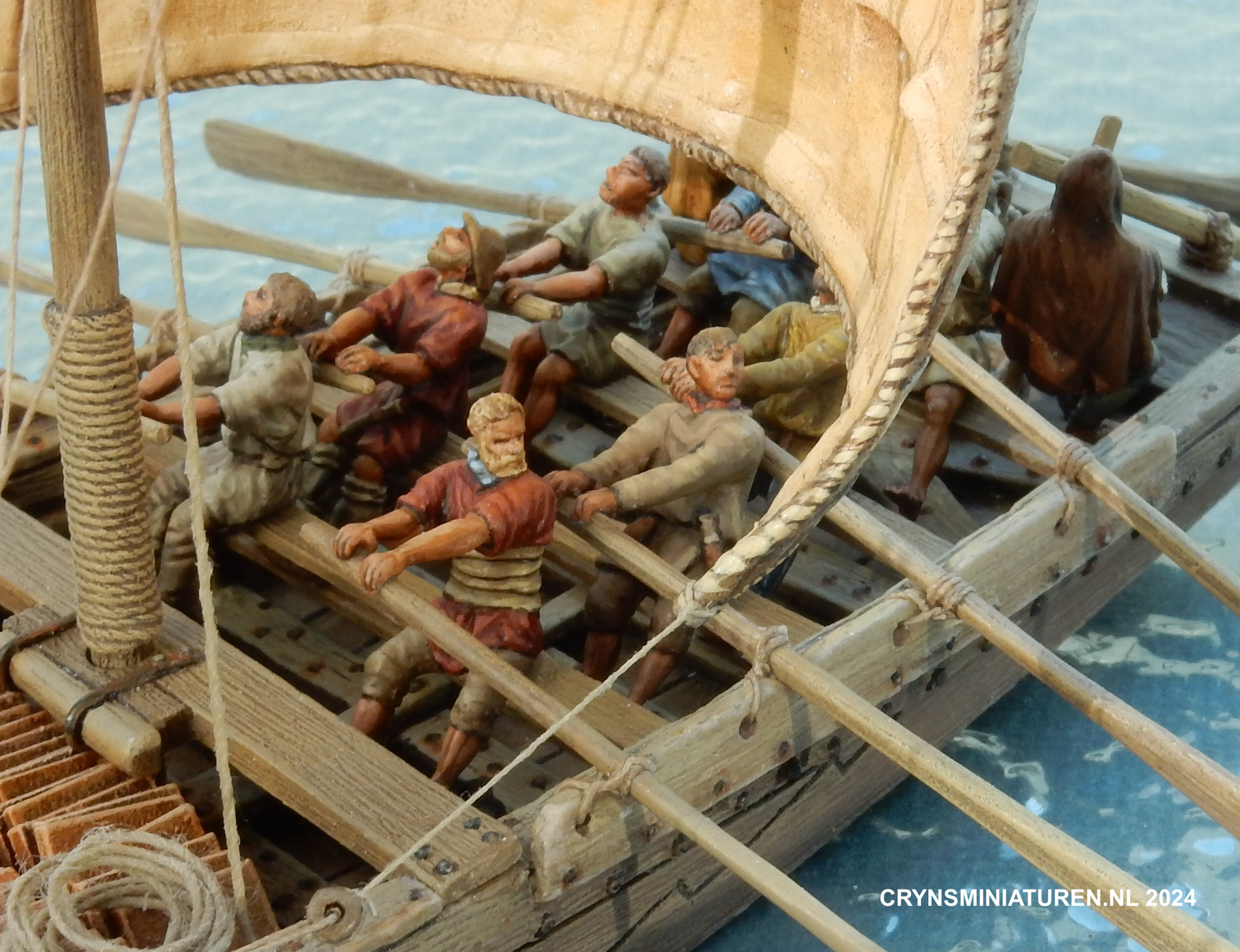 Gallo-Roman rowers in Zwammerdam 6 Rhine barge 2nd century AD